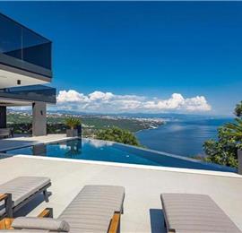 3 bedroom villa with infinity pool in Opatija, sleeps 6